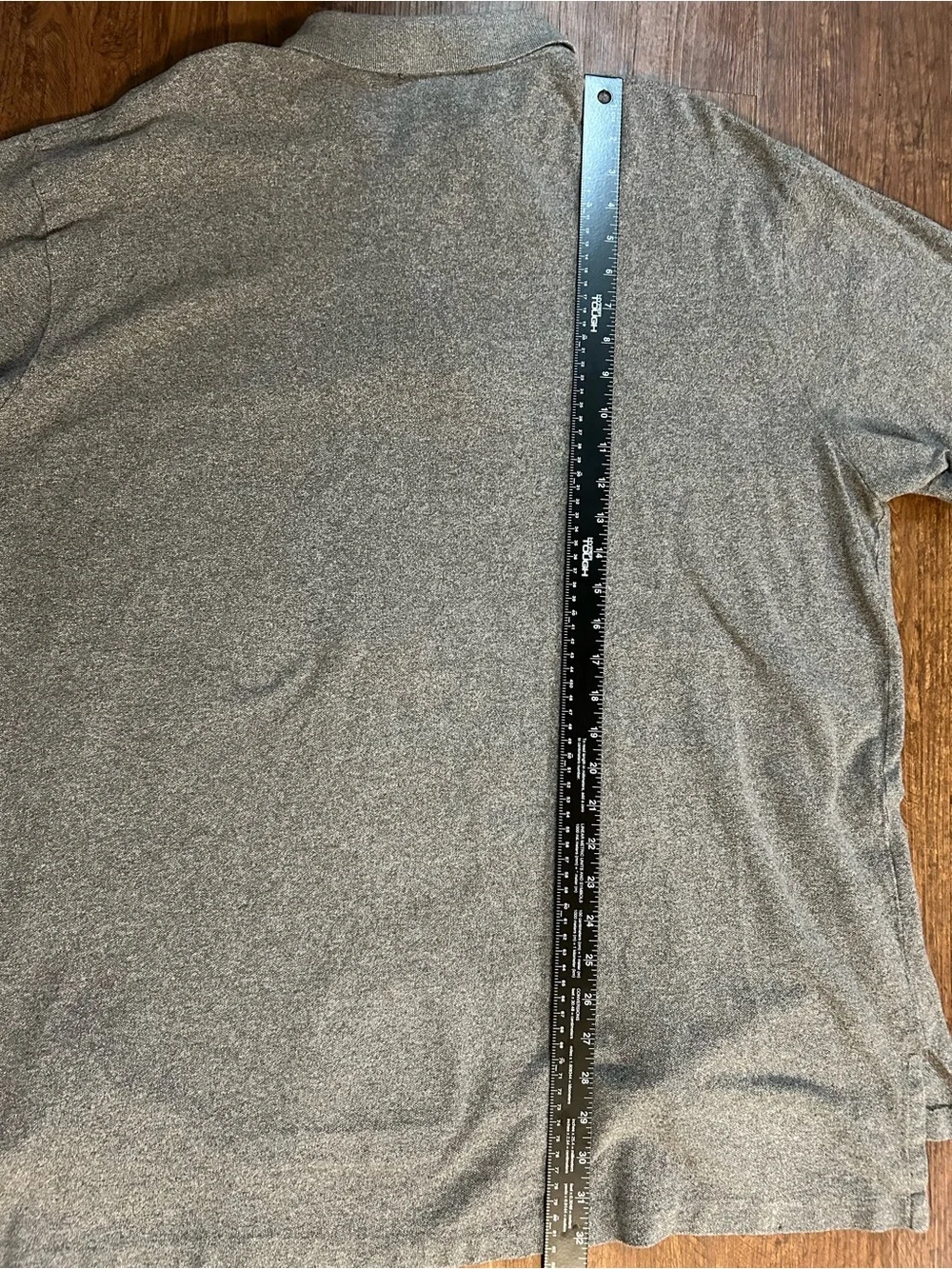 Ralph Lauren Gray Heather Polo with Red Pony 2XL Tall